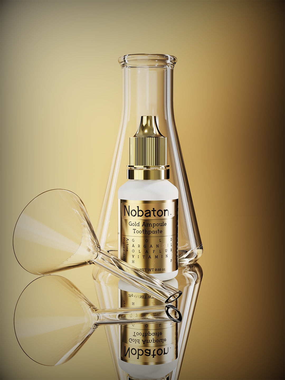 Gold toothpaste gift set